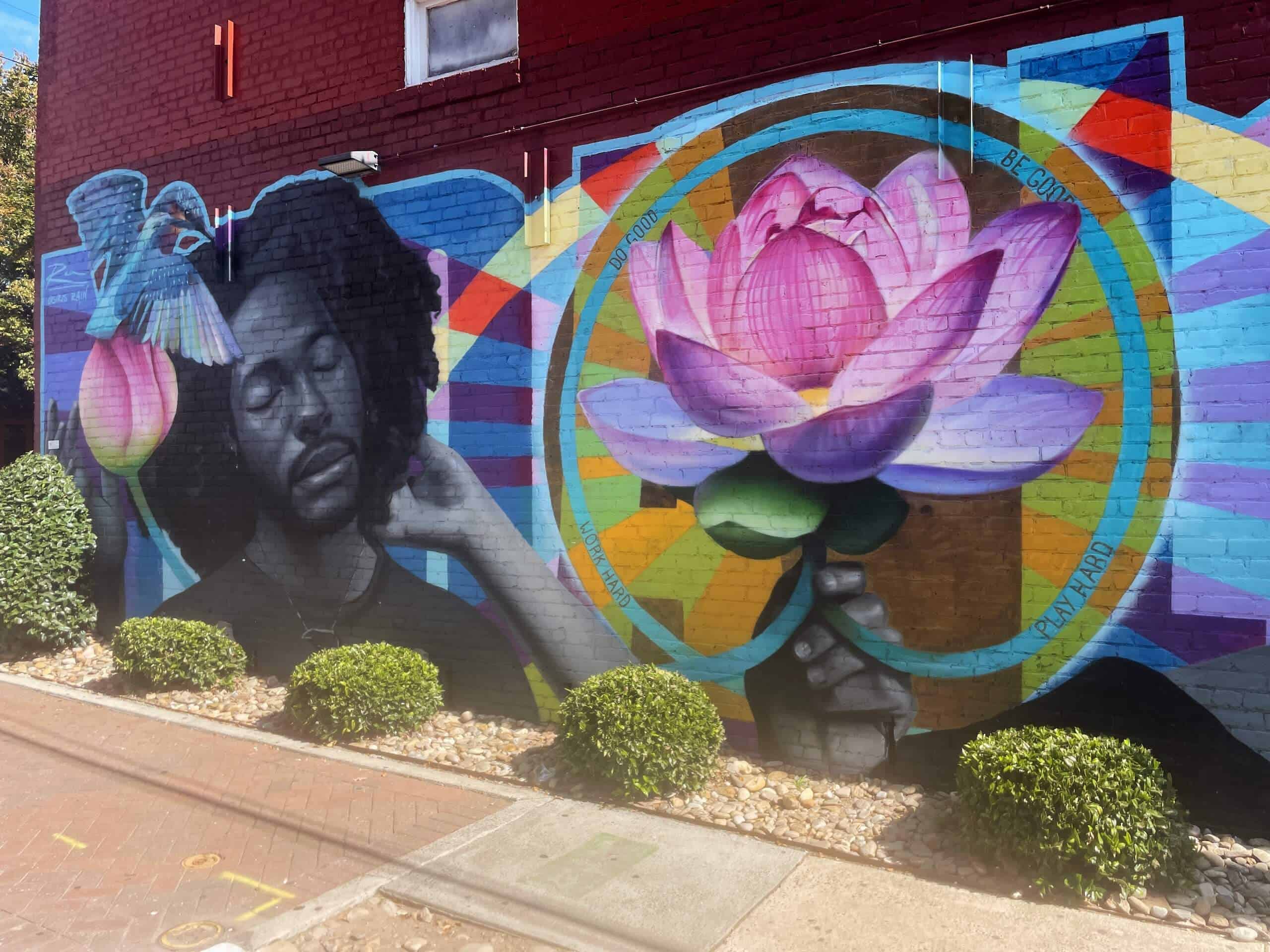 Mural in NoDa Charlotte