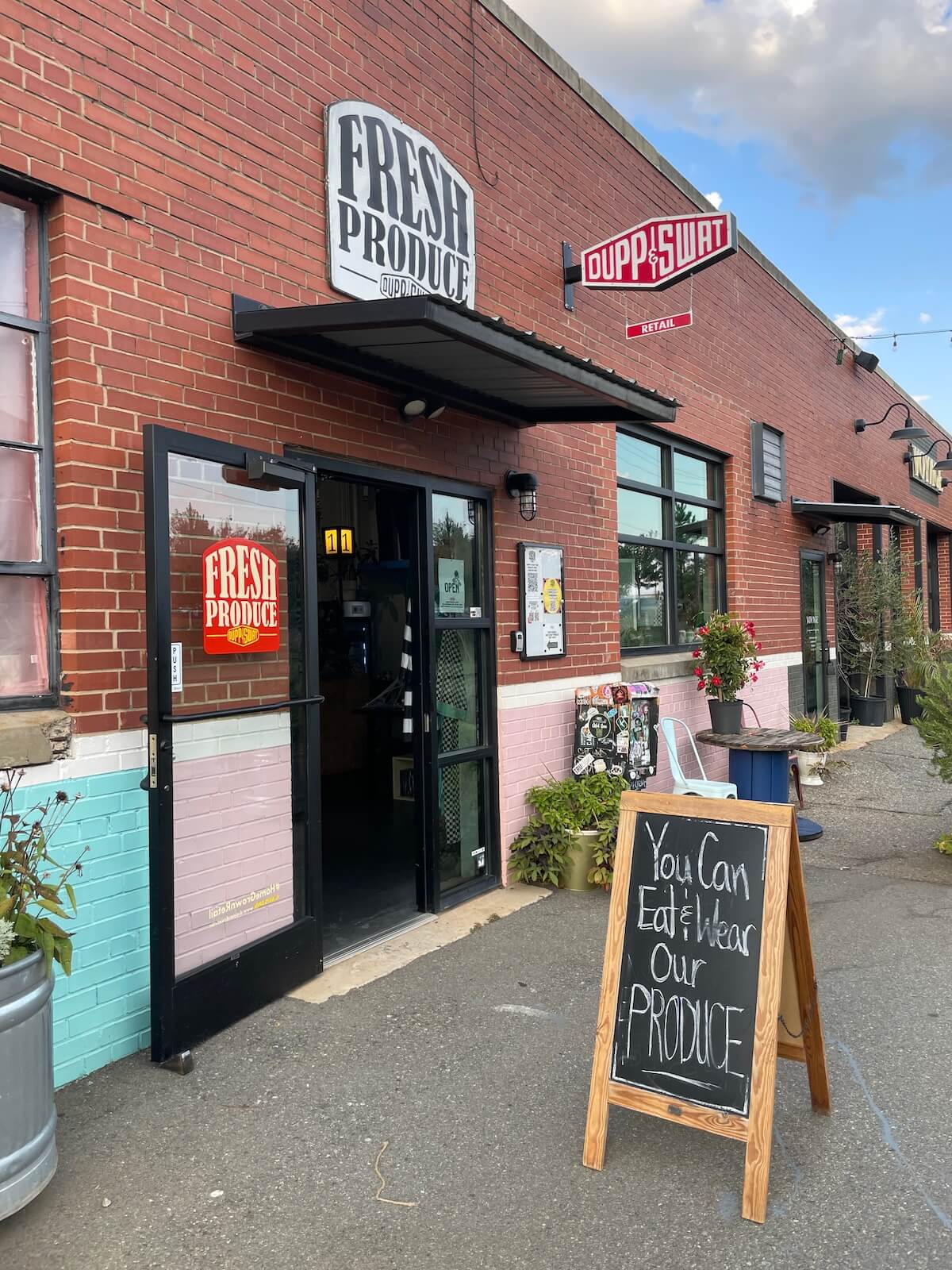 Dupp and Swat pop up retail shop in Camp North End Charlotte