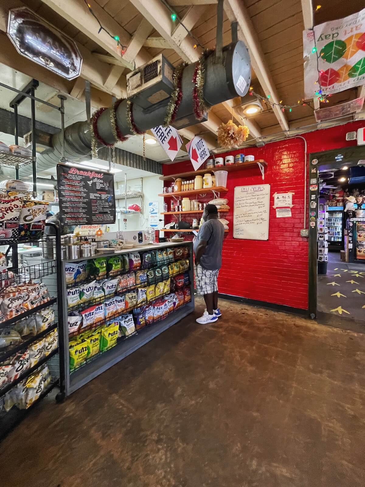 Deli counter at the Common Market in Plaza Midwood