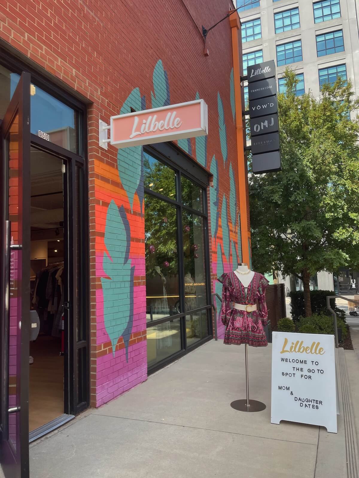 Outside photo of Lilbele's Boutique in South End Charlotte